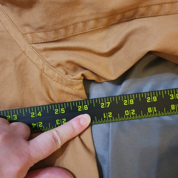 Men's Aigle Tan Cotton Wool Blend Utility Tan Jacket Size XXL - Picture 10 of 15